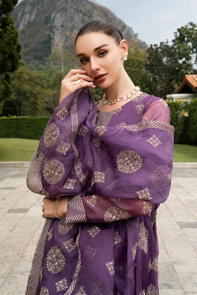 Bareeze Embroidered Dhanak Suit Unstitched 3 Piece