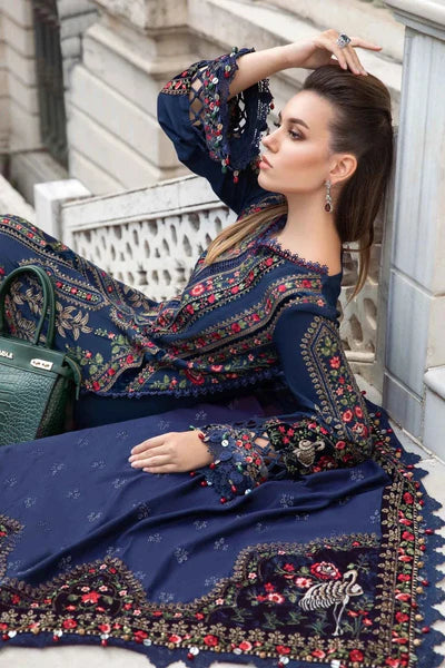 Maria B Embroidered Lawn 3Pc Suit