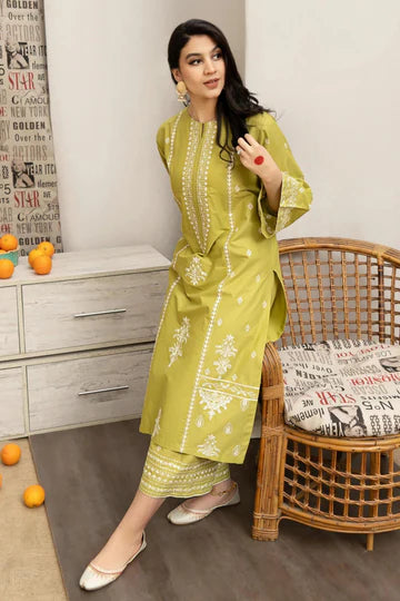URGE Embroidered Lawn 3Pc Suit