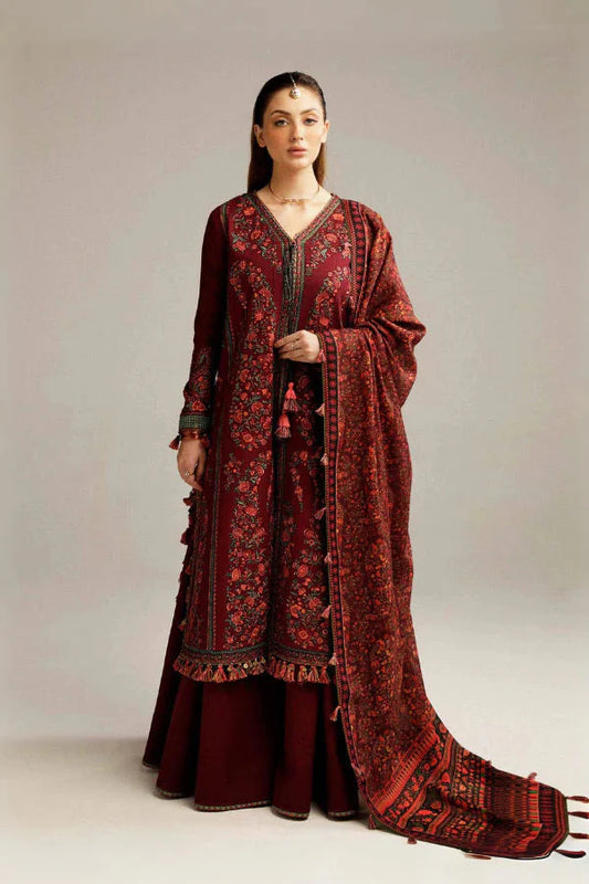 RUBY Danoori Unstitched Embroidered Lawn 3Pc Suit