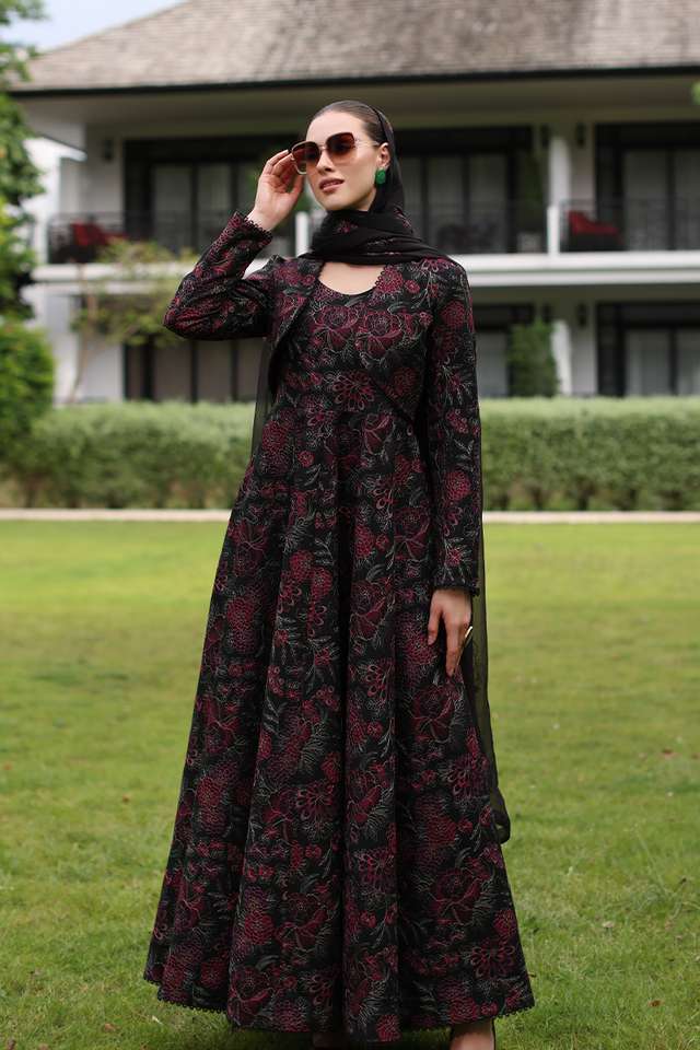 Bareeze Unstitched Embroidered Lawn 3Pc Suit