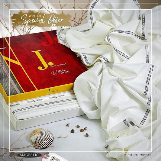 J. Wash n Wear Unstitched Suit for Men's