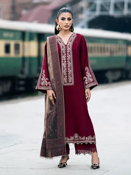 Izel Musafir Unstitched Embroidered Lawn 3Pc Suit