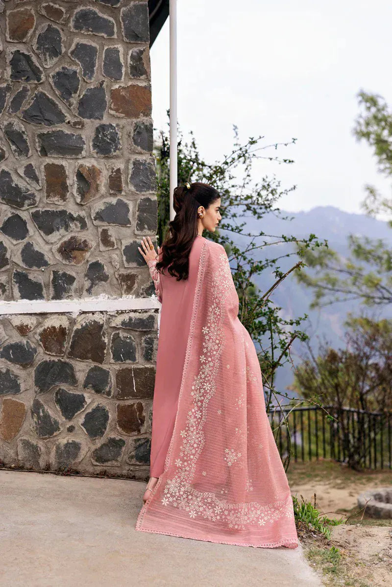 anayanoor Qalamkar Unstitched Embroidered Lawn 3Pc Suit 3PC