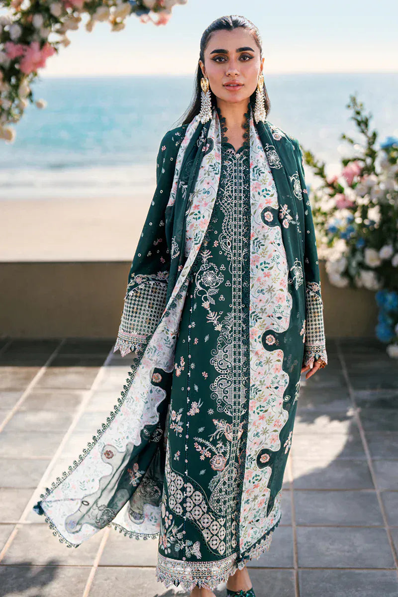 anayanoor Unstitched Embroidered Lawn 3Pc Suit 3PC