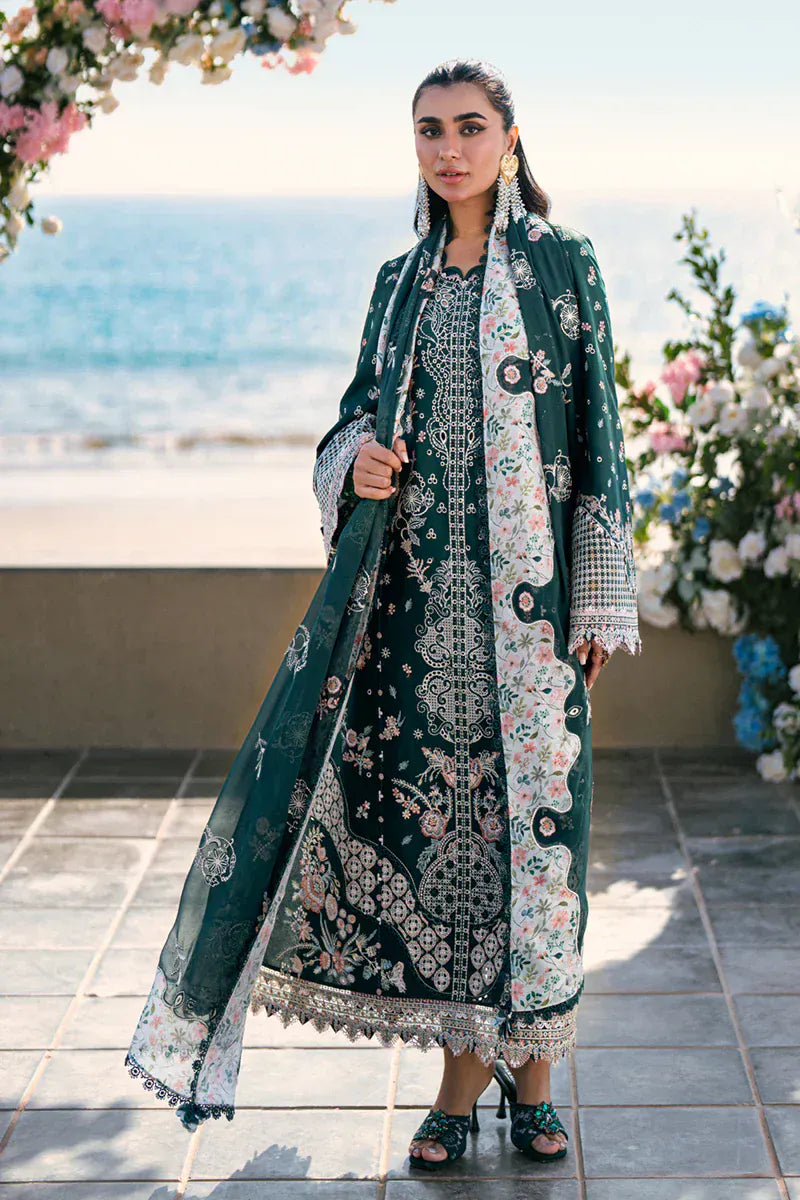 anayanoor Unstitched Embroidered Lawn 3Pc Suit 3PC