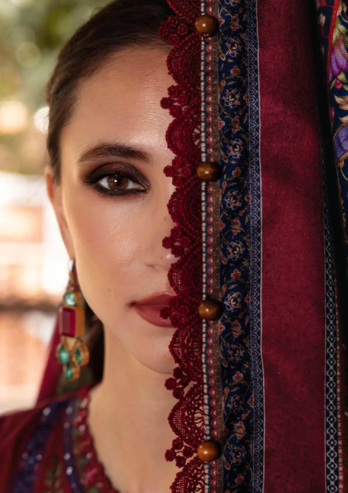 anayanoor Unstitched Embroidered Lawn 3Pc Suit 3PC