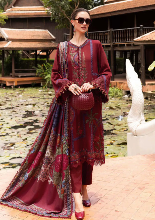 anayanoor Unstitched Embroidered Lawn 3Pc Suit 3PC