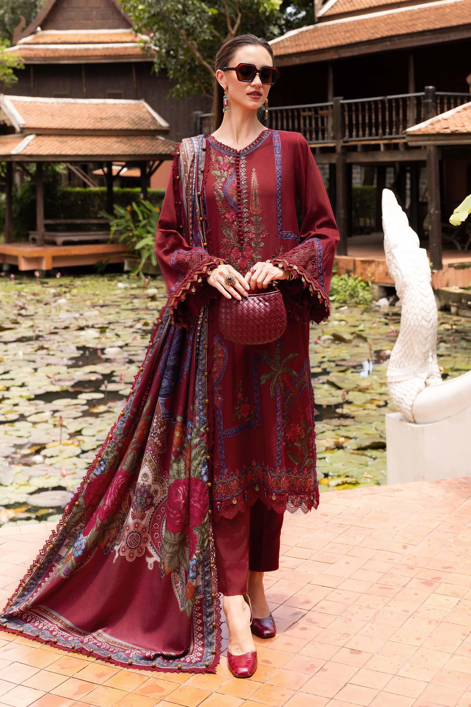 anayanoor Unstitched Embroidered Lawn 3Pc Suit 3PC