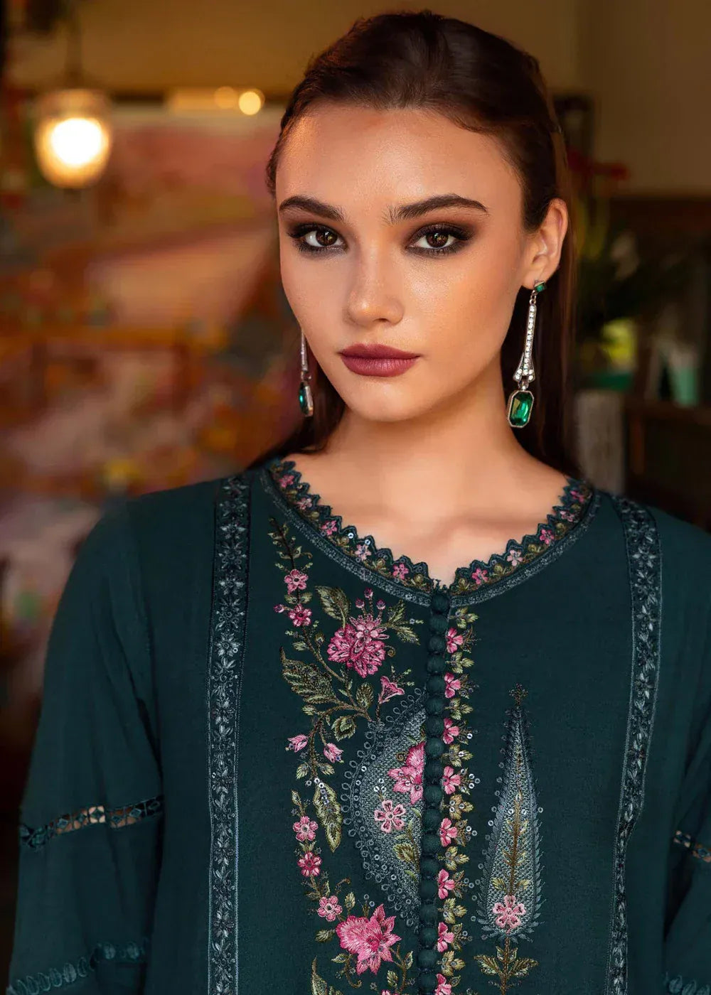 anayanoor Unstitched Embroidered Lawn 3Pc Suit 3PC