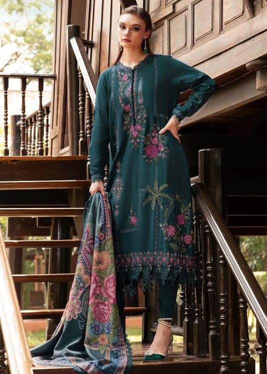 anayanoor Unstitched Embroidered Lawn 3Pc Suit 3PC