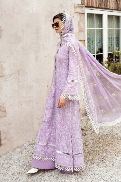 Bareeze Unstitched Embroidered Lawn 3Pc Suit