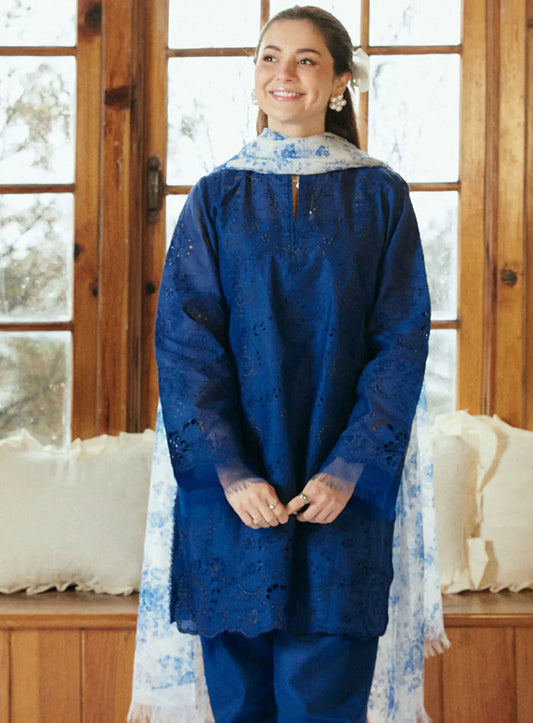 Zara Shah Jahan Unstitched Embroidered Lawn 3Pc Suit