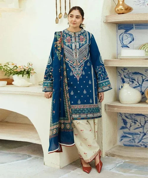 Coco By Zara Shah jahan Embroidered Lawn 3Pc Suit