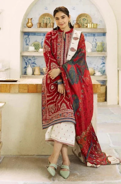 Coco By Zara Shah jahan Embroidered Lawn 3Pc Suit