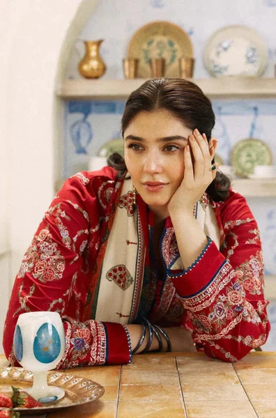 Coco By Zara Shah jahan Embroidered Lawn 3Pc Suit
