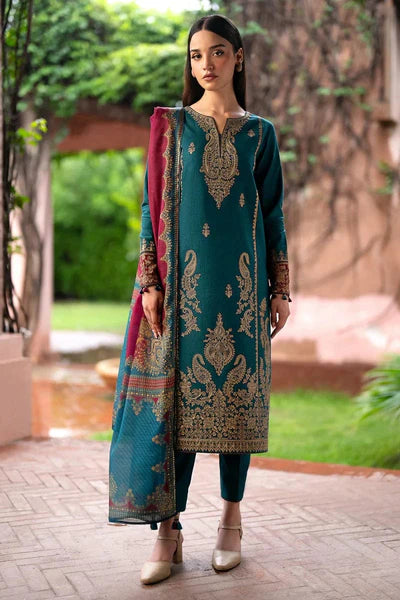 Jazmin Unstitched Embroidered Lawn 3Pc Suit-UW-0069