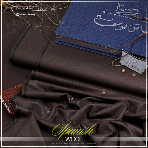 Luxurious Spanish wool Unstitched Suit for Men's