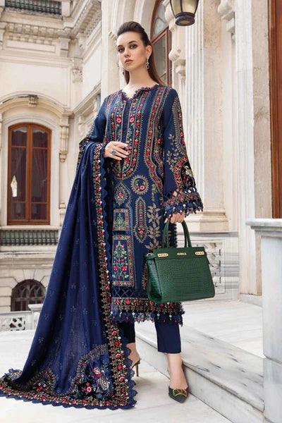 Maria B Embroidered Lawn 3Pc Suit