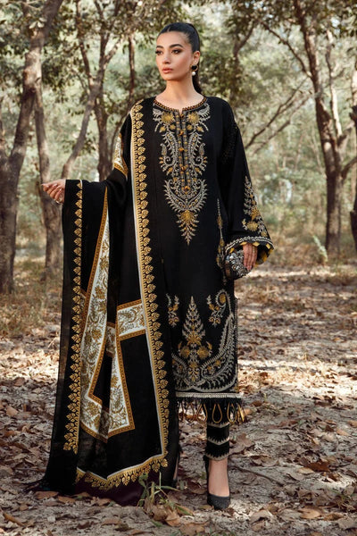 Maria B Unstitched Embroidered Lawn 3Pc Suit-MPT-1601-B