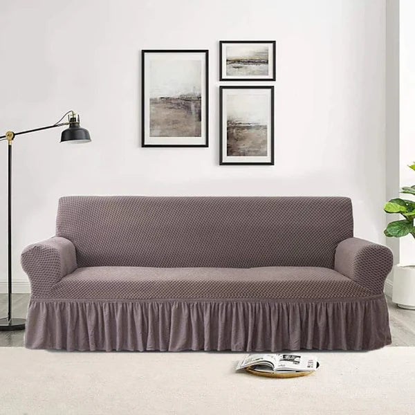 Turkish Style Sofa Cover - Mouse Grey
