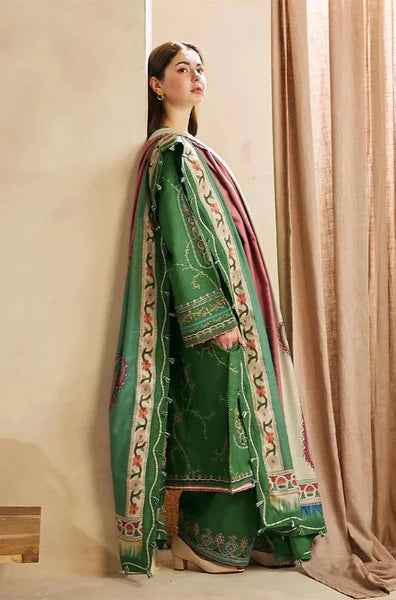 Zara Shah Jahan Unstitched Embroidered Lawn 3Pc Suit